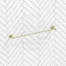Bella Vista Mica 600/800mm Round Single Towel Rail Stainless Steel Cut to Size Variant Colour Available
