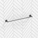 Bella Vista Mica 600/800mm Round Single Towel Rail Stainless Steel Cut to Size Variant Colour Available