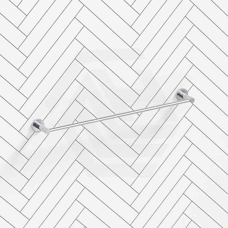 Bella Vista Mica 600/800mm Round Single Towel Rail Stainless Steel Cut to Size Variant Colour Available