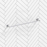 Bella Vista Mica 600/800mm Round Single Towel Rail Stainless Steel Cut to Size Variant Colour Available