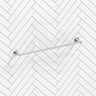 Bella Vista Mica 600/800mm Round Single Towel Rail Stainless Steel Cut to Size Variant Colour Available