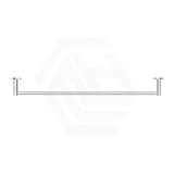 Bella Vista Mica 600/800mm Round Single Towel Rail Stainless Steel Cut to Size Variant Colour Available