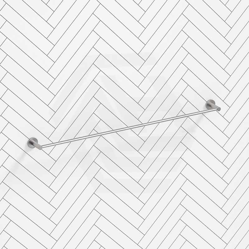 Bella Vista Mica 600/800mm Round Single Towel Rail Stainless Steel Cut to Size Variant Colour Available