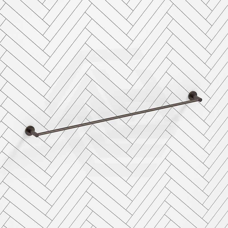 Bella Vista Mica 600/800mm Round Single Towel Rail Stainless Steel Cut to Size Variant Colour Available