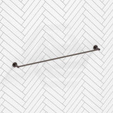 Bella Vista Mica 600/800mm Round Single Towel Rail Stainless Steel Cut to Size Variant Colour Available