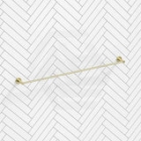 Bella Vista Mica 600/800mm Round Single Towel Rail Stainless Steel Cut to Size Variant Colour Available