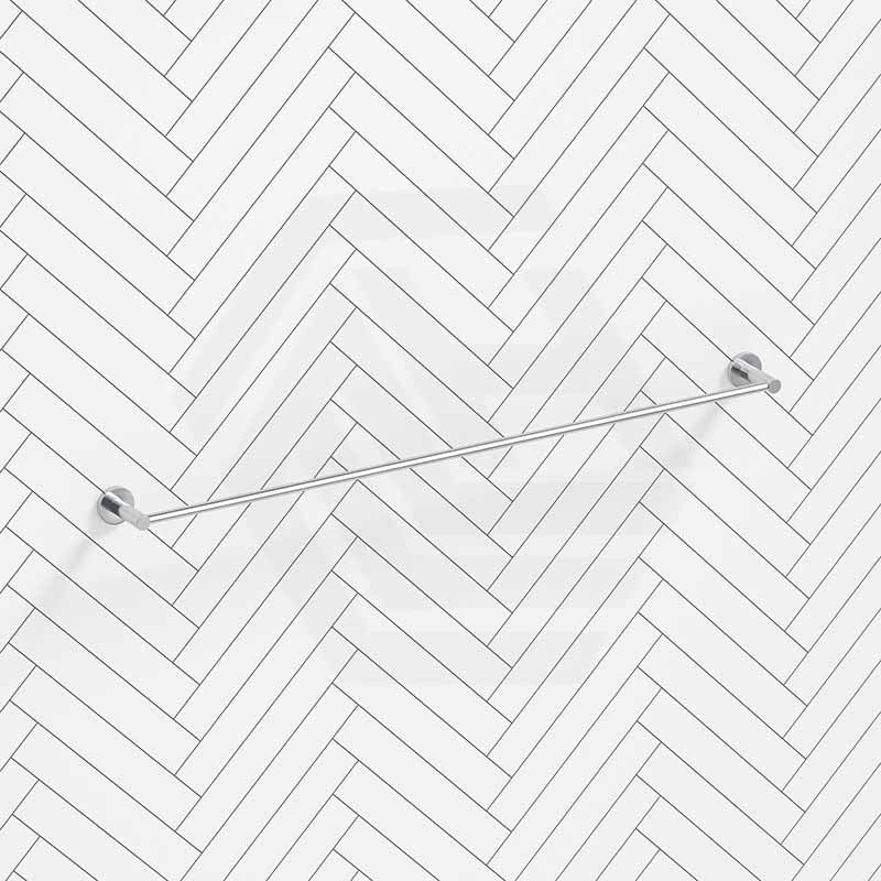 Bella Vista Mica 600/800mm Round Single Towel Rail Stainless Steel Cut to Size Variant Colour Available