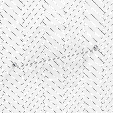 Bella Vista Mica 600/800mm Round Single Towel Rail Stainless Steel Cut to Size Variant Colour Available