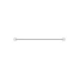 Bella Vista Mica 600/800mm Round Double Towel Rail Stainless Steel Cut to Size Variant Colour Available