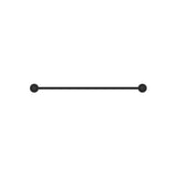 Bella Vista Mica 600/800mm Round Double Towel Rail Stainless Steel Cut to Size Variant Colour Available