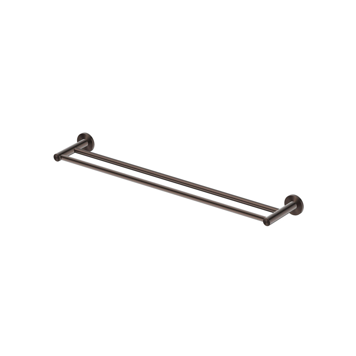 Bella Vista Mica 600/800mm Round Double Towel Rail Stainless Steel Cut to Size Variant Colour Available