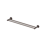 Bella Vista Mica 600/800mm Round Double Towel Rail Stainless Steel Cut to Size Variant Colour Available