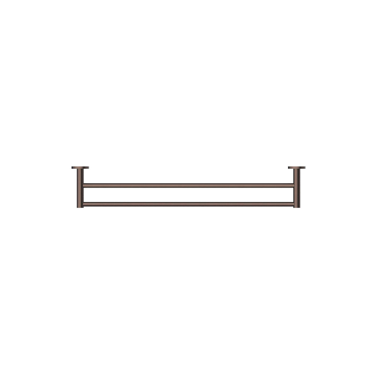 Bella Vista Mica 600/800mm Round Double Towel Rail Stainless Steel Cut to Size Variant Colour Available