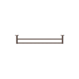 Bella Vista Mica 600/800mm Round Double Towel Rail Stainless Steel Cut to Size Variant Colour Available