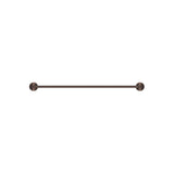 Bella Vista Mica 600/800mm Round Double Towel Rail Stainless Steel Cut to Size Variant Colour Available