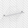 Bella Vista Mica 600/800mm Round Double Towel Rail Stainless Steel Cut to Size Variant Colour Available