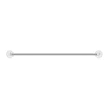 Bella Vista Mica 600/800mm Round Double Towel Rail Stainless Steel Cut to Size Variant Colour Available