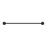 Bella Vista Mica 600/800mm Round Double Towel Rail Stainless Steel Cut to Size Variant Colour Available