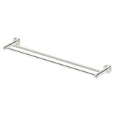 Bella Vista Mica 600/800mm Round Double Towel Rail Stainless Steel Cut to Size Variant Colour Available
