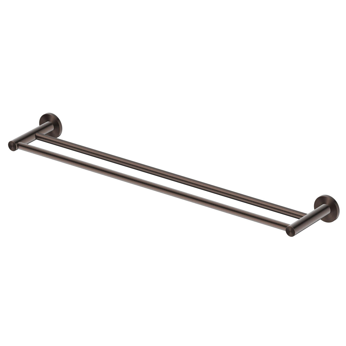 Bella Vista Mica 600/800mm Round Double Towel Rail Stainless Steel Cut to Size Variant Colour Available