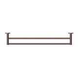 Bella Vista Mica 600/800mm Round Double Towel Rail Stainless Steel Cut to Size Variant Colour Available