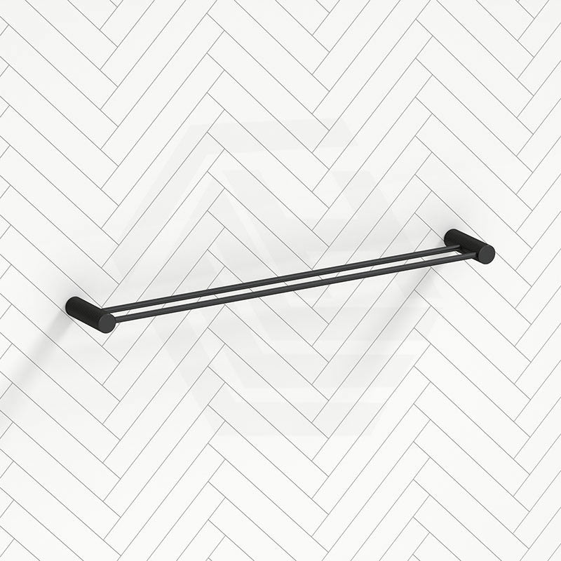 Bella Vista Mica Fluted 800mm Double Towel Rail In Various Colour CUT TO SIZE