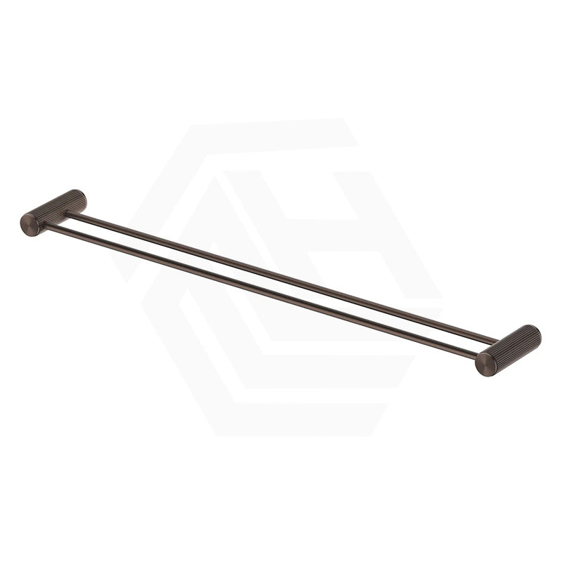 Bella Vista Mica Fluted 800mm Double Towel Rail In Various Colour CUT TO SIZE