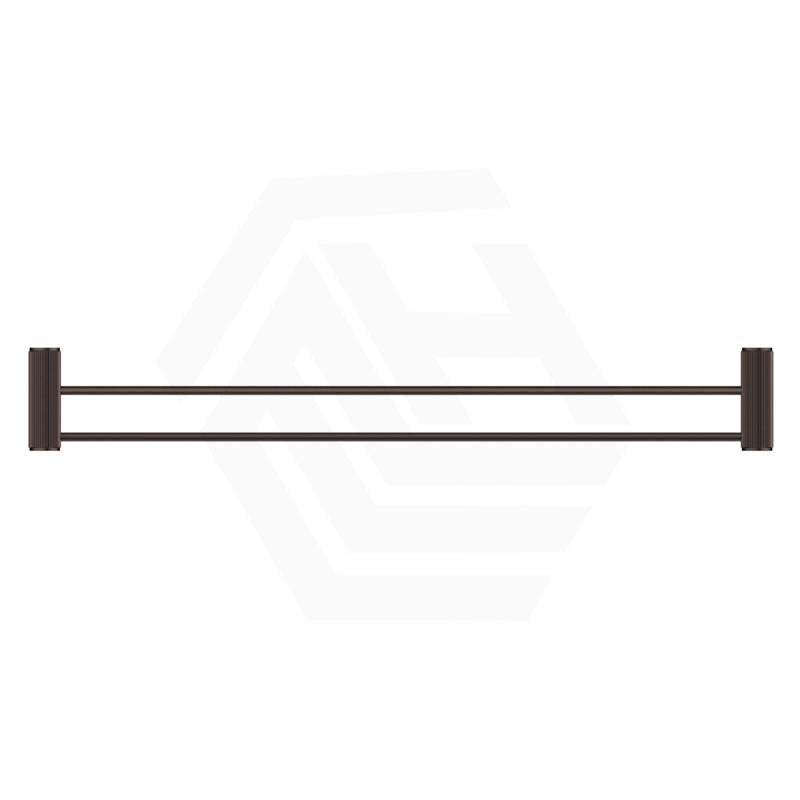 Bella Vista Mica Fluted 800mm Double Towel Rail In Various Colour CUT TO SIZE