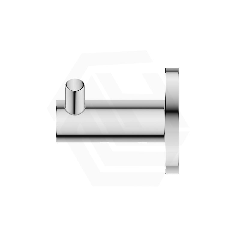 Bella Vista Mica 50mm Round Double Robe Hook Stainless Steel Variant Colour Available