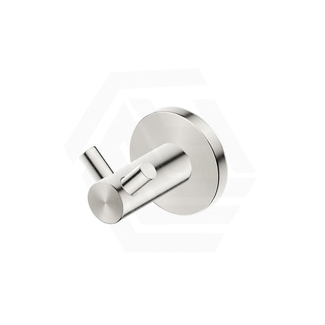 Bella Vista Mica 50mm Round Double Robe Hook Stainless Steel Variant Colour Available