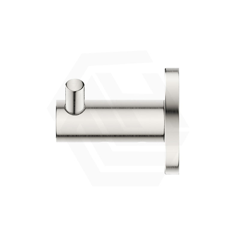 Bella Vista Mica 50mm Round Double Robe Hook Stainless Steel Variant Colour Available