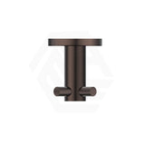 Bella Vista Mica 50mm Round Double Robe Hook Stainless Steel Variant Colour Available