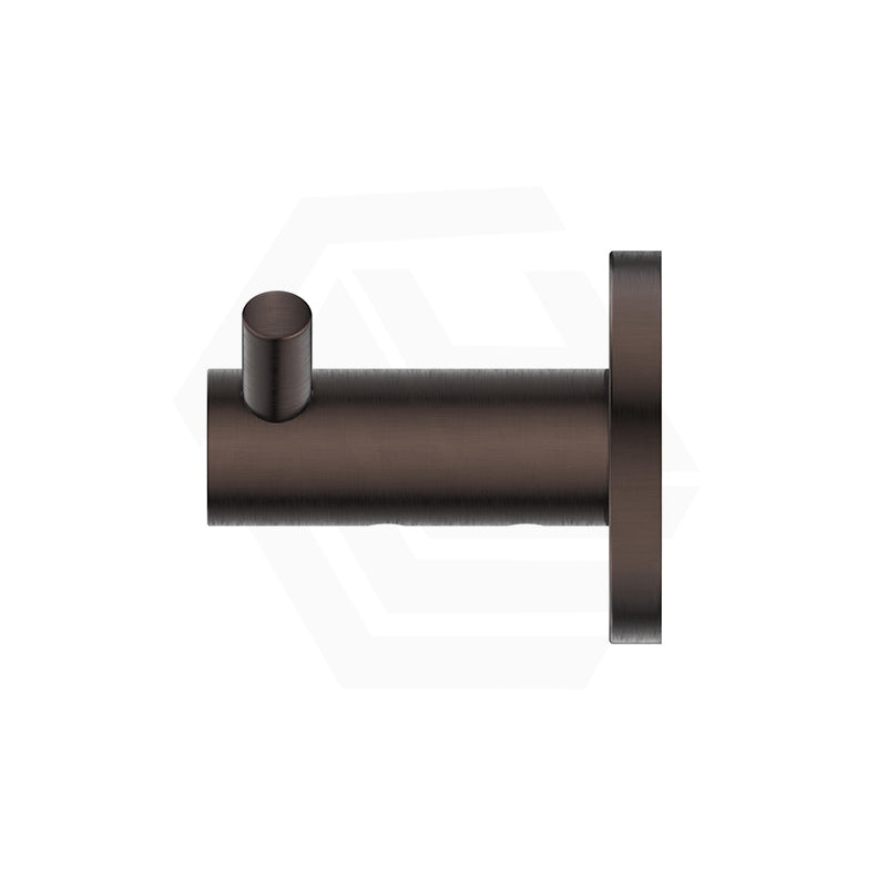Bella Vista Mica 50mm Round Double Robe Hook Stainless Steel Variant Colour Available