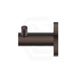 Bella Vista Mica 50mm Round Double Robe Hook Stainless Steel Variant Colour Available