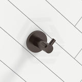 Bella Vista Mica 50mm Round Double Robe Hook Stainless Steel Variant Colour Available