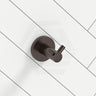 Bella Vista Mica 50mm Round Double Robe Hook Stainless Steel Variant Colour Available
