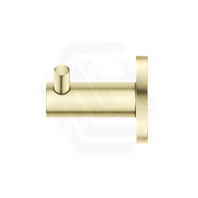 Bella Vista Mica 50mm Round Double Robe Hook Stainless Steel Variant Colour Available