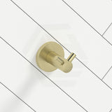 Bella Vista Mica 50mm Round Double Robe Hook Stainless Steel Variant Colour Available