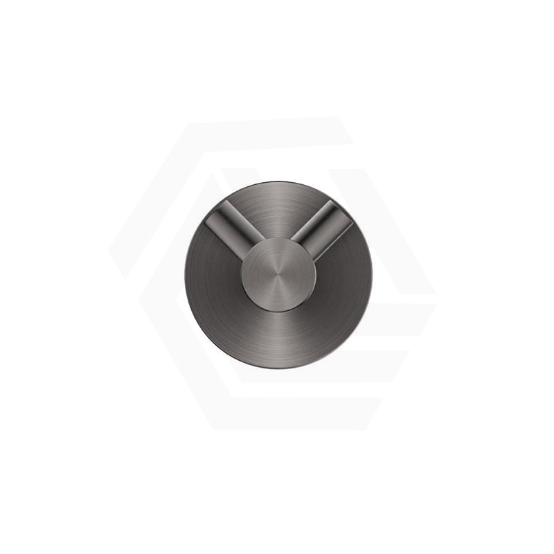 Bella Vista Mica 50mm Round Double Robe Hook Stainless Steel Variant Colour Available