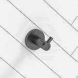 Bella Vista Mica 50mm Round Double Robe Hook Stainless Steel Variant Colour Available