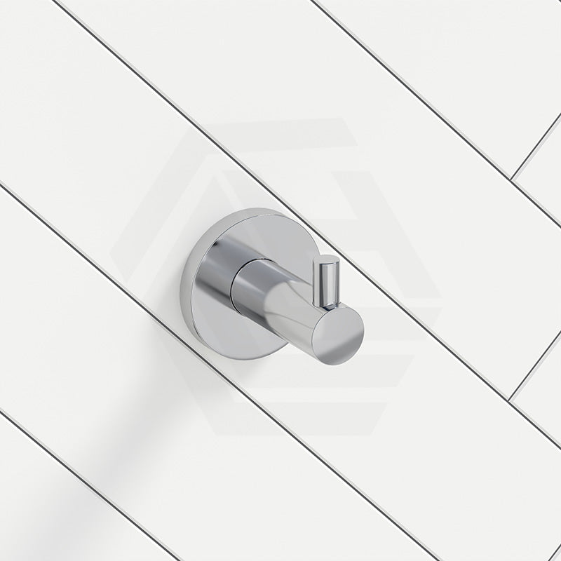 Bella Vista Mica 50mm Round Robe Hook Stainless Steel Variant Colour Available