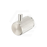 N#5(Nickel) Bella Vista Mica Fluted Stainless Steel Round Robe Hook