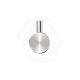 N#5(Nickel) Bella Vista Mica Fluted Stainless Steel Round Robe Hook