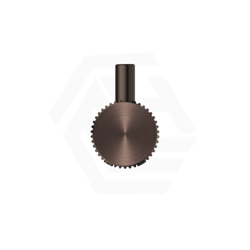 Dusk Bronze Bella Vista Mica Fluted Stainless Steel Round Robe Hook