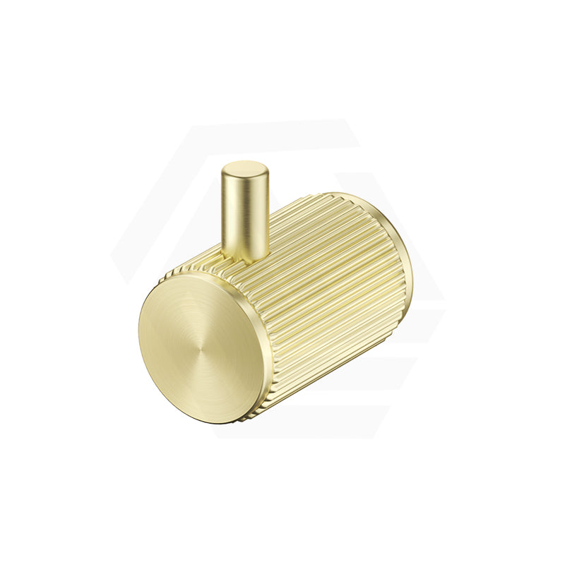 G#8(Gold) Bella Vista Mica Fluted Stainless Steel Round Robe Hook