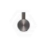 M#6(Gunmetal-Grey) Bella Vista Mica Fluted Stainless Steel Round Robe Hook