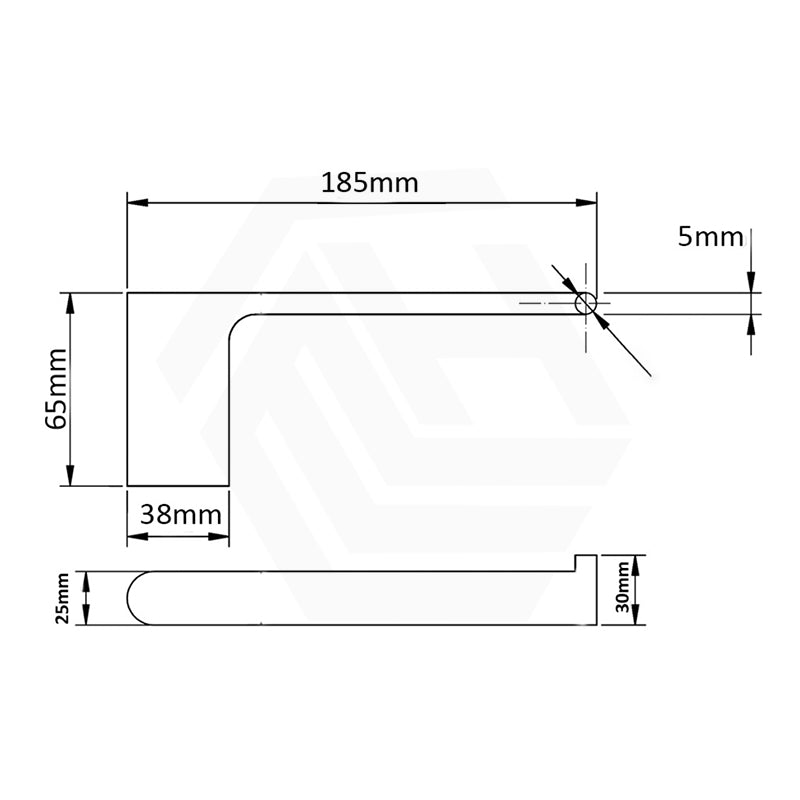 Bella Vista Supra Square Stainless Steel Toilet Paper Holder Wall Mounted Variant Colour Available