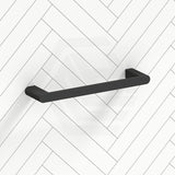 Bella Vista Supra 350/600mm Square Stainless Steel Single Towel Rail Variant Colour Available