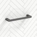Bella Vista Supra 350/600mm Square Stainless Steel Single Towel Rail Variant Colour Available