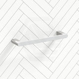 Bella Vista Supra 350/600mm Square Stainless Steel Single Towel Rail Variant Colour Available